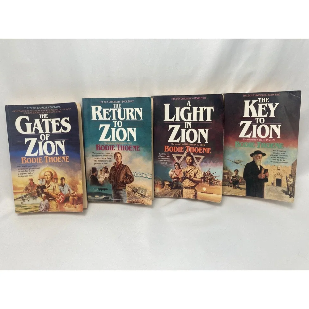 Zion Chronicles Book Lot of 4 | Bodie Thoene Christian Historical Fiction